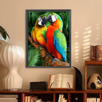 Macaw - Full Round Drill Diamond Painting 30*40CM