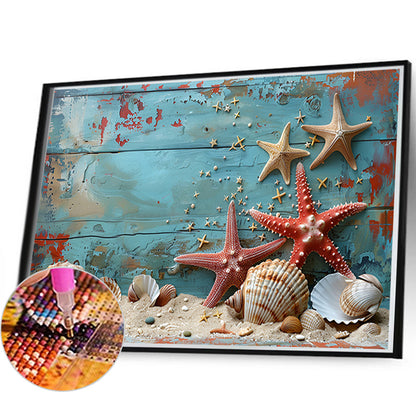 Starfish Shells - Full Round Drill Diamond Painting 40*60CM