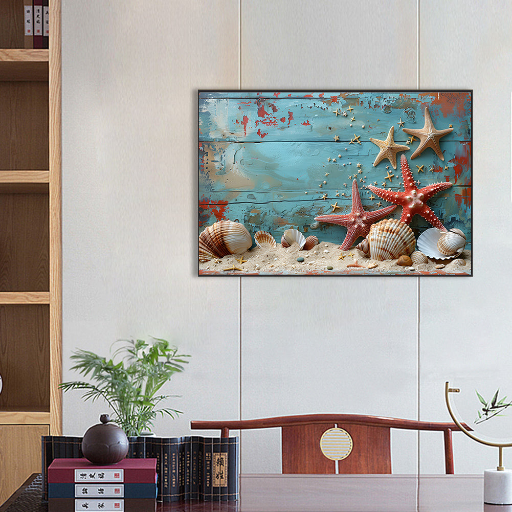 Starfish Shells - Full Round Drill Diamond Painting 40*60CM