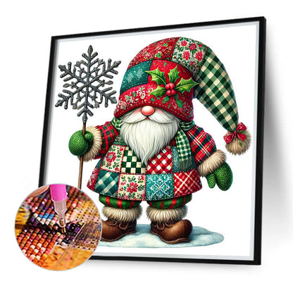 Christmas Gnome - Full Round Drill Diamond Painting 30*30CM