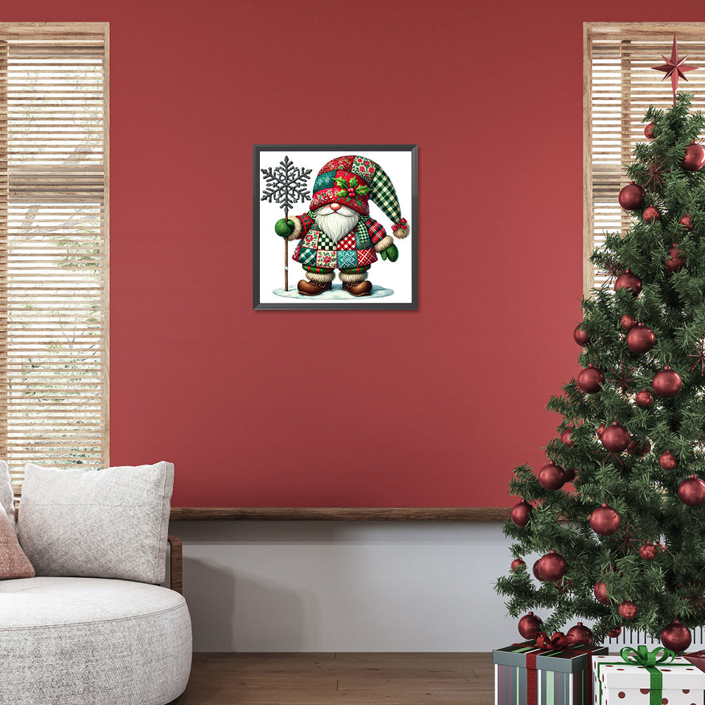 Christmas Gnome - Full Round Drill Diamond Painting 30*30CM