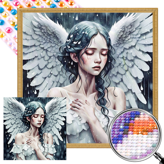 Angel Girl - Full AB Round Drill Diamond Painting 40*40CM