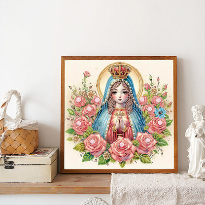 Our Lady - Partial Special-Shaped Drill Diamond Painting 30*30CM