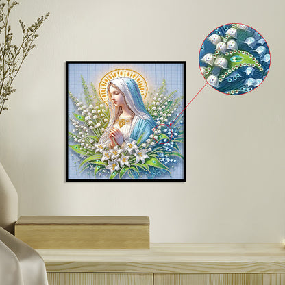 Our Lady - Partial Special-Shaped Drill Diamond Painting 30*30CM