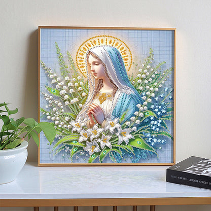 Our Lady - Partial Special-Shaped Drill Diamond Painting 30*30CM