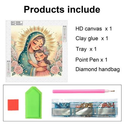 Our Lady - Partial Special-Shaped Drill Diamond Painting 30*30CM