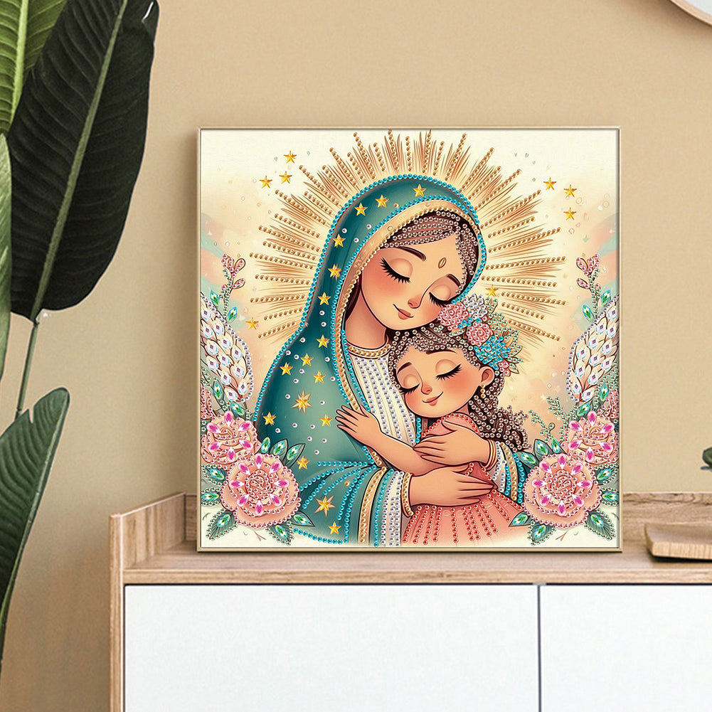 Our Lady - Partial Special-Shaped Drill Diamond Painting 30*30CM