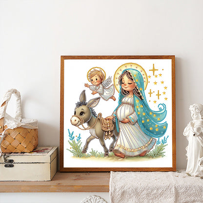 Our Lady - Partial Special-Shaped Drill Diamond Painting 30*30CM