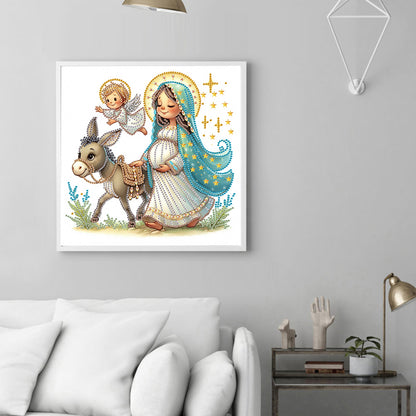 Our Lady - Partial Special-Shaped Drill Diamond Painting 30*30CM