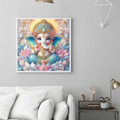 Hinduism - Partial Special-Shaped Drill Diamond Painting 30*30CM