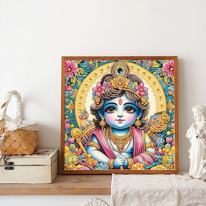 Hinduism - Partial Special-Shaped Drill Diamond Painting 30*30CM