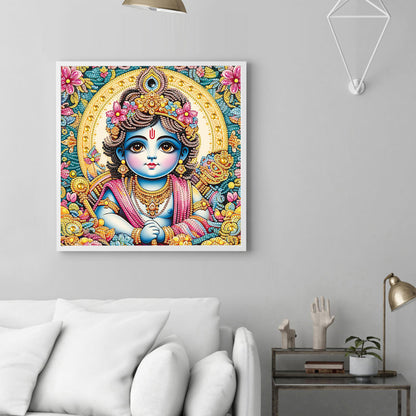 Hinduism - Partial Special-Shaped Drill Diamond Painting 30*30CM