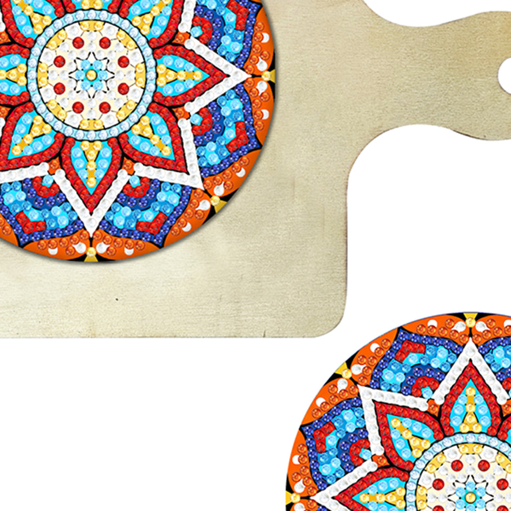 Mandala Diamond Painting Art Place Mats DIY Diamond Dot Kits for Beginners