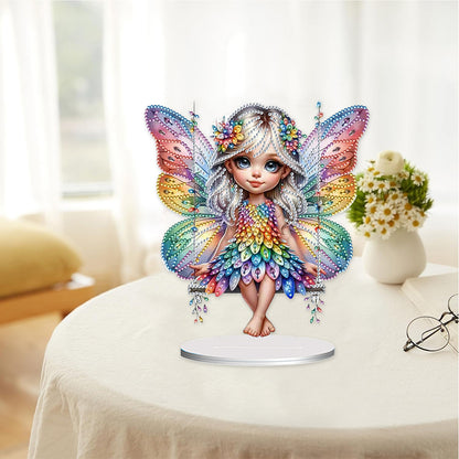 Angel Girl Diamond Painting Tabletop Ornaments Kit 5D DIY Diamond Art Decors