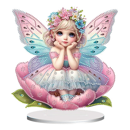 Angel Girl Diamond Painting Tabletop Ornaments Kit 5D DIY Diamond Art Decors