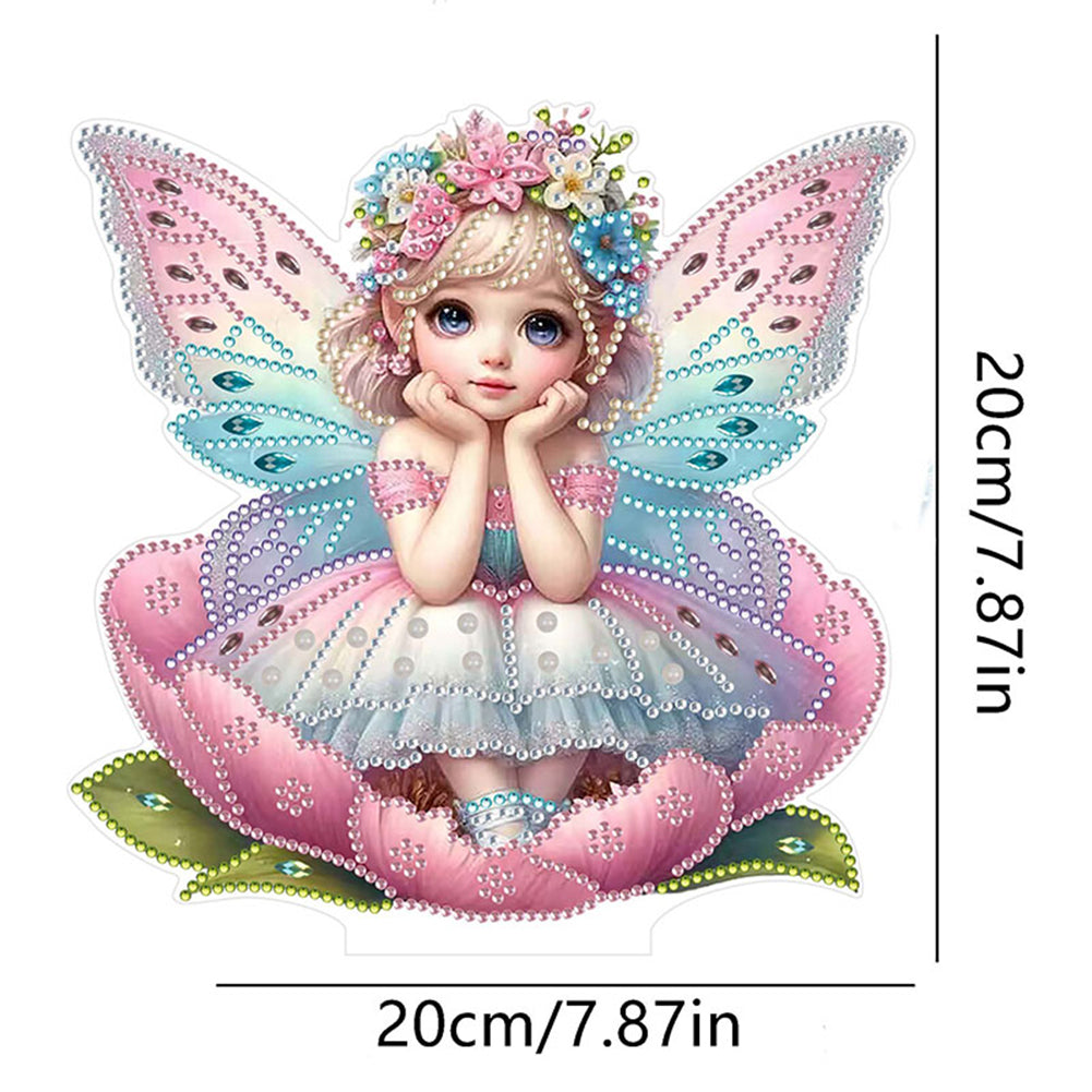 Angel Girl Diamond Painting Tabletop Ornaments Kit 5D DIY Diamond Art Decors