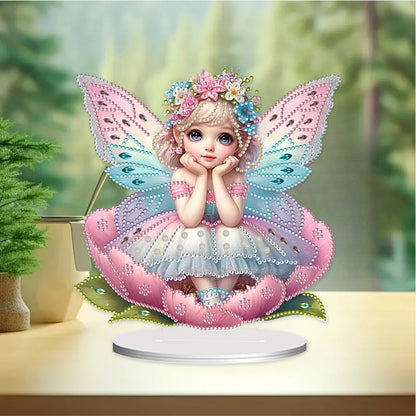 Angel Girl Diamond Painting Tabletop Ornaments Kit 5D DIY Diamond Art Decors