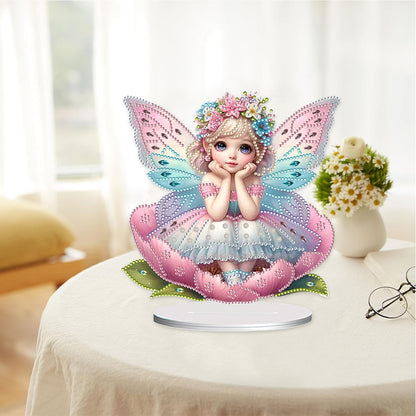 Angel Girl Diamond Painting Tabletop Ornaments Kit 5D DIY Diamond Art Decors