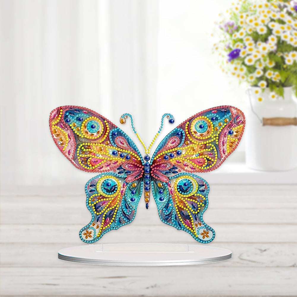 Butterfly Tabletop Diamond Art Kits Diamond Painting Desktop Ornaments