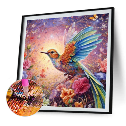 Hummingbird - Full AB Round Drill Diamond Painting 30*30CM