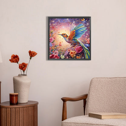 Hummingbird - Full AB Round Drill Diamond Painting 30*30CM