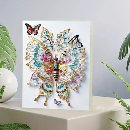 Diamond Embroidery Notebook 60 Pages for Home Office Art Drawing (Butterfly 1)