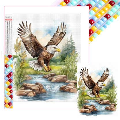 Eagle - Full Square Drill Diamond Painting 30*40CM