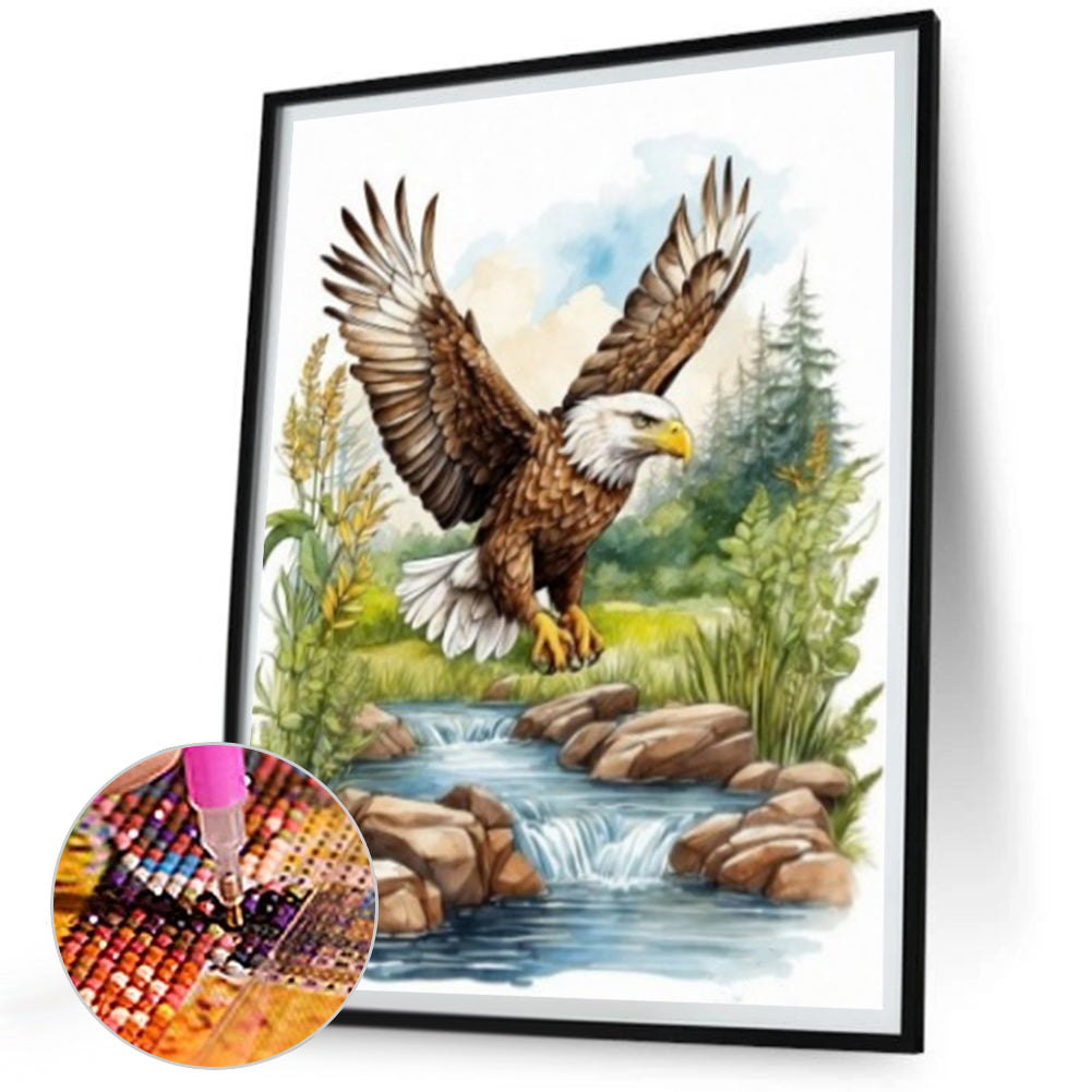 Eagle - Full Square Drill Diamond Painting 30*40CM