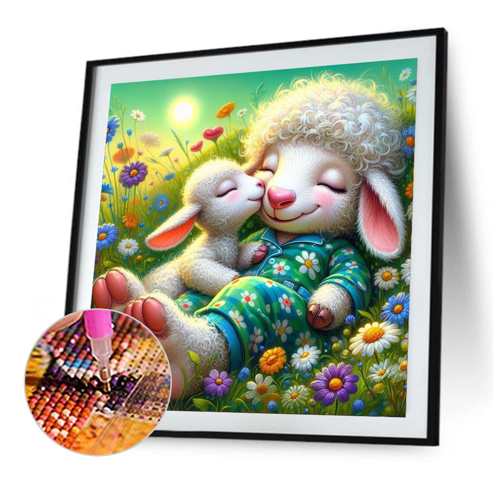 Sheep - Full Square Drill Diamond Painting 30*30CM