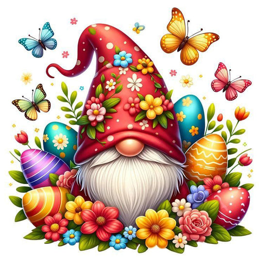 Easter Gnome - Full Round Drill Diamond Painting 30*30CM