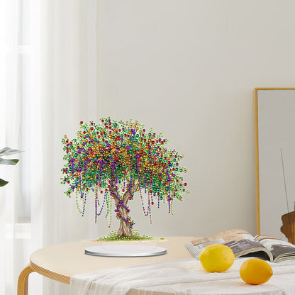 Acrylic Special Shaped Tree of Life DIY Diamond Art Tabletop Decor for Beginner