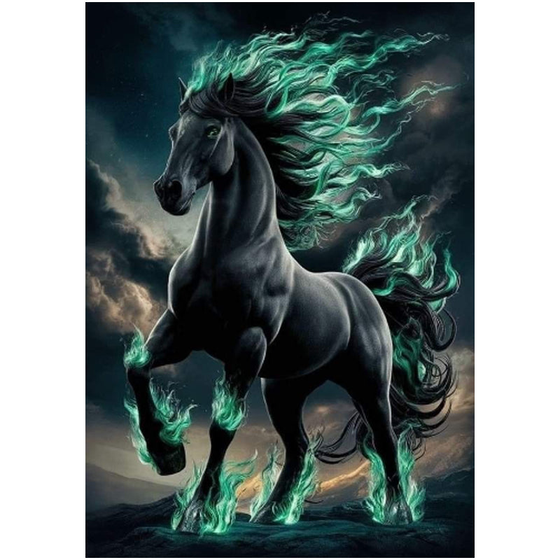 Horse - Full Round Drill Diamond Painting 35*50CM