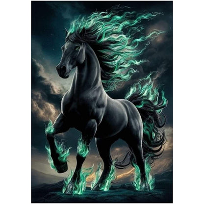Horse - Full Round Drill Diamond Painting 35*50CM