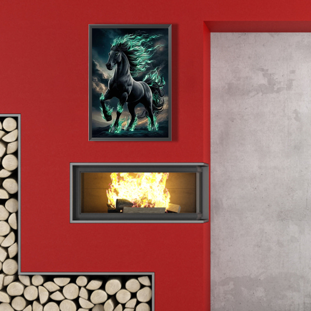 Horse - Full Round Drill Diamond Painting 35*50CM