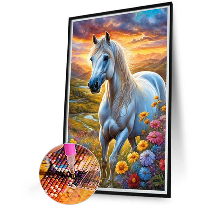 Horse - Full Round Drill Diamond Painting 40*65CM