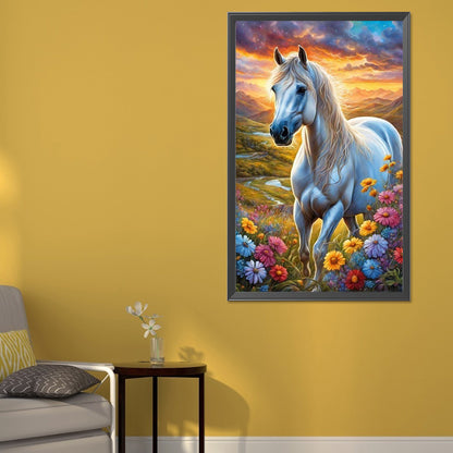 Horse - Full Round Drill Diamond Painting 40*65CM