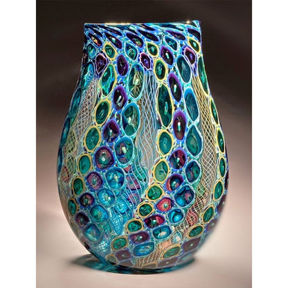 Blue And Green Vase - Full Round Drill Diamond Painting 30*40CM