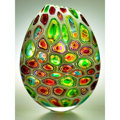 Green Spotted Vase - Full Round Drill Diamond Painting 30*40CM