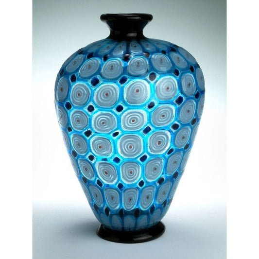 Blue Vase - Full Round Drill Diamond Painting 30*40CM