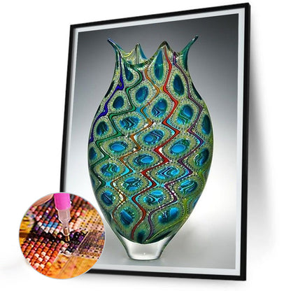 Ripple Vase - Full Round Drill Diamond Painting 30*40CM
