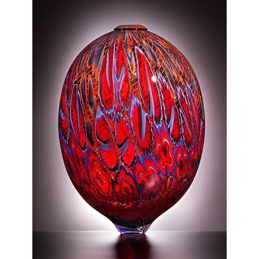 Red Vase - Full Round Drill Diamond Painting 30*40CM
