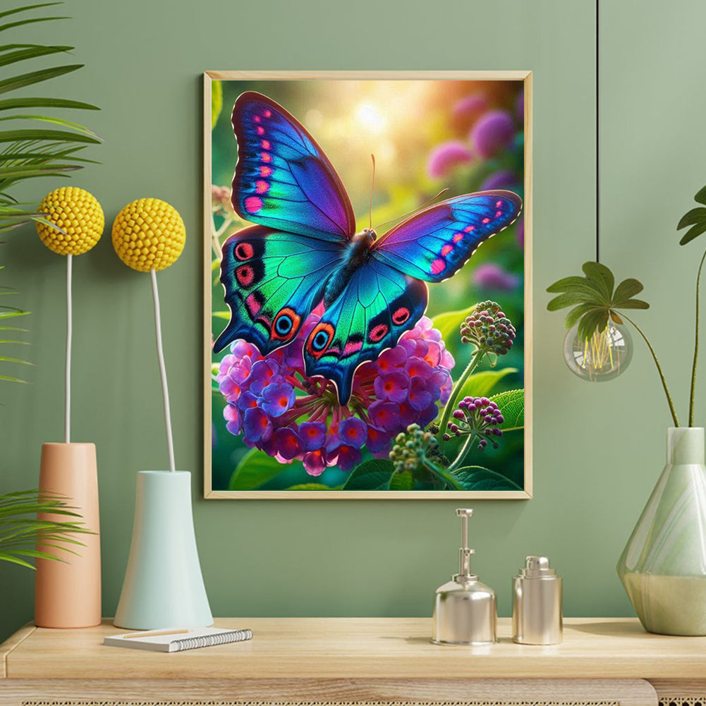 Butterfly - Full Round Drill Diamond Painting 40*50CM