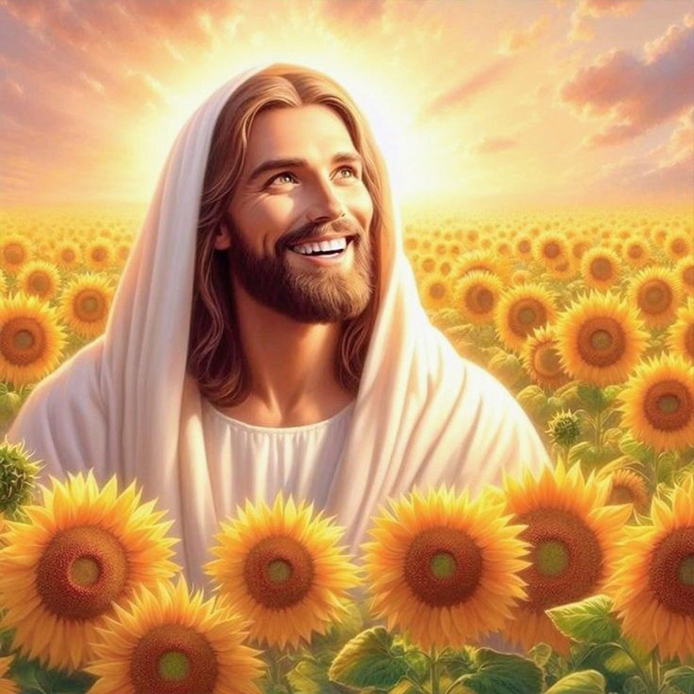 Jesus - Full Round Drill Diamond Painting 40*40CM