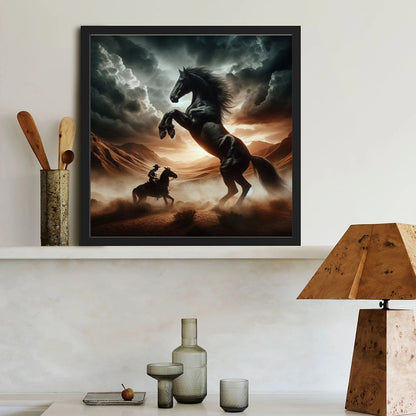 Horse - Full Round Drill Diamond Painting 40*40CM