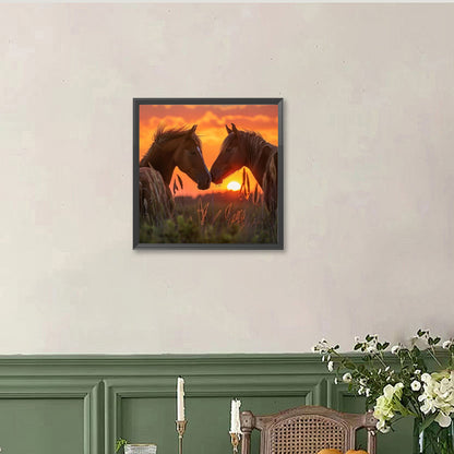 Horse - Full Round Drill Diamond Painting 40*40CM