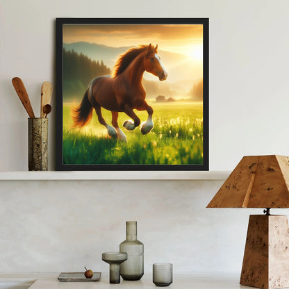 Horse - Full Round Drill Diamond Painting 40*40CM