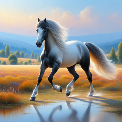 Horse - Full Round Drill Diamond Painting 40*40CM
