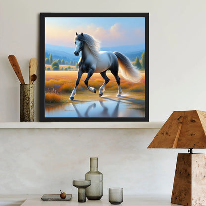 Horse - Full Round Drill Diamond Painting 40*40CM