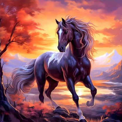 Horse - Full Round Drill Diamond Painting 40*40CM