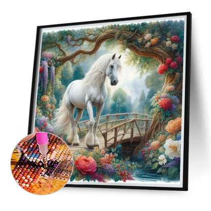 Horse - Full Round Drill Diamond Painting 40*40CM